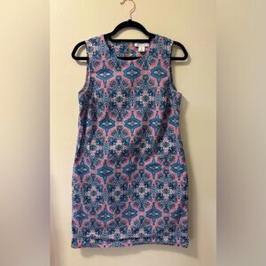 Tabitha Webb Blue and Pink paisley cute casual summer dress